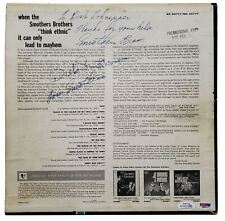 Smothers Brothers Autographed Signed Album Record LP Smothers Brothers Autographed Signed Album Record LP