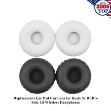 Replacement Ear Pad Cushions for Beats by Dr.Dre Solo 1.0 Wireless Headphones