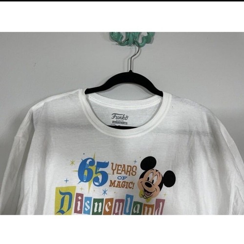 T-Shirt Disneyland Bianca 65° Anniversario Funko Pop 2XL Target Esclusiva 2020 - Foto 3 di 6