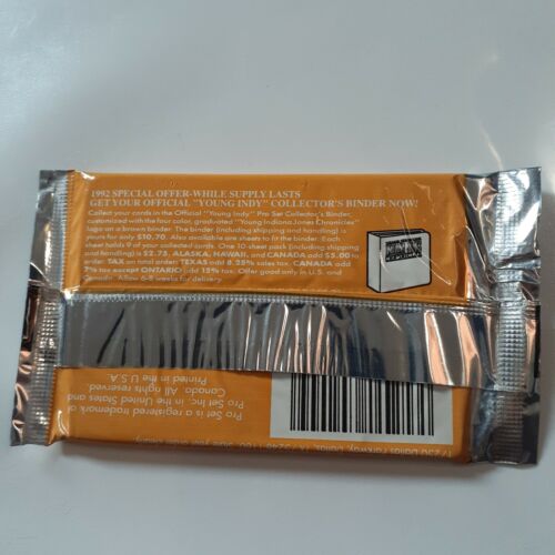 The Young Indiana Jones Chronicles Trading Cards sealed pack - Picture 2 of 2