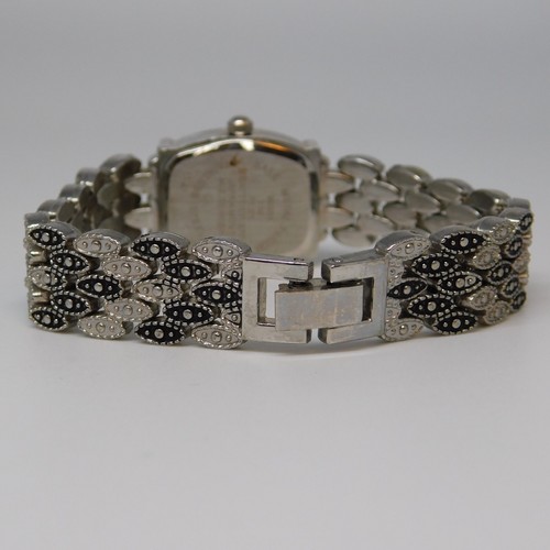 M.Z. BERGER WS01 Marcasite's Quartz Analog Women's Watch Sz. 6" New Battery - Picture 3 of 10