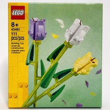 LEGO Botanical New Tulips 40461 - 111 Pieces Ages 8+ Flowers Building Toy Kit