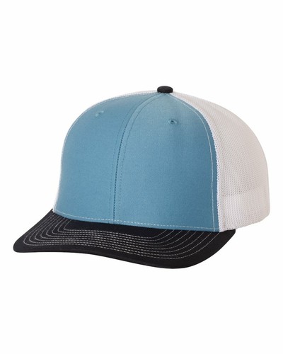 Richardson 112 Trucker Kugelkappe Netz Mütze Druckknopflasche 2-farbig/einfarbig leere Kappe - Bild 31 von 90