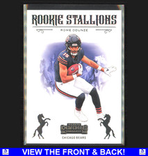 Rome Odunze 2024 Panini Contenders Rookie Stallions Insert CHI Bears 13