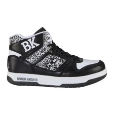 British Knights Kings Sl High Top  Mens Black Sneakers Casual Shoes BMKINSLHV-01