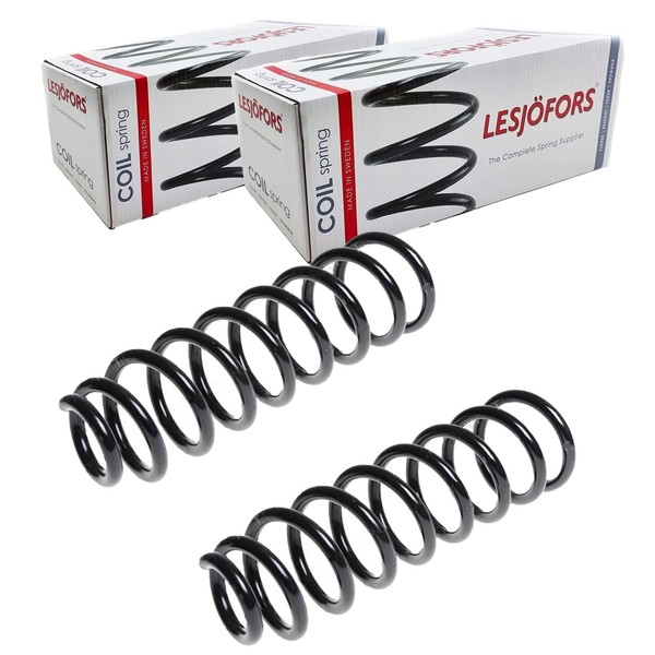 2X LesjÖFors Fahrwerksfedern Hinten Passend FÜR VW Touareg Links+Rechts-image
