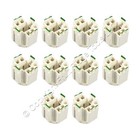 10 Leviton Compact Fluorescent Lampholders Light Sockets Screw Down G24q-2