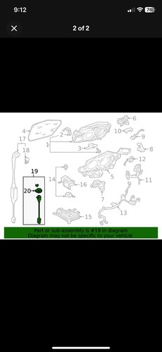 Genuine Toyota 12 Volt Accessory Power Outlet Cover G90G0-47120 - Picture 3 of 13