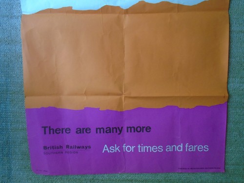 Original BR(S) D/R poster Travel bargains from this station c. late 1960s - Picture 3 of 3