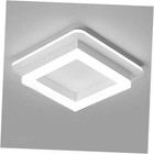  24W Square Hallway Light, Modern Flush Mount Led Ceiling White,6000K