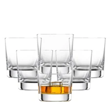 Basic Bar Whiskey Glass (Set of 6), Tumbler for Whiskey, Dishwasher-Safe Trit...