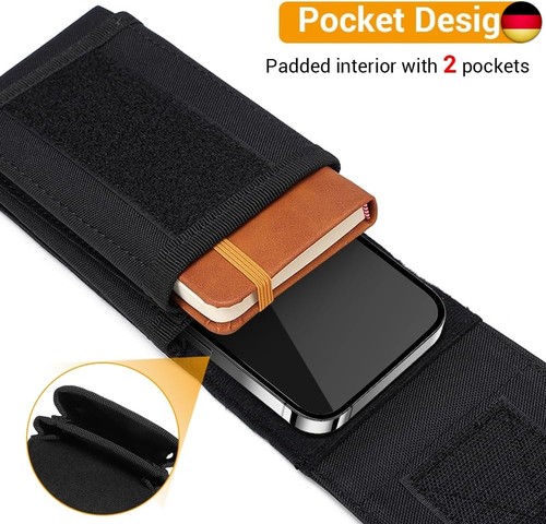 Taktische Handytasche, Telefontasche, 7 Zoll Telefon Gürteltasche, - Bild 4 von 8