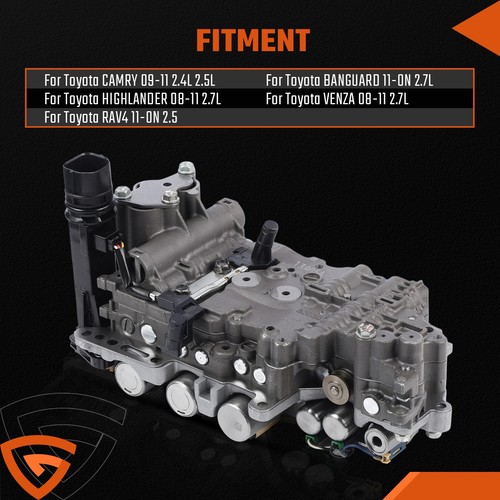 Transmission Valve Body w/Solenoids For Toyota RAV4 2011 2012-2023 2.5L U760E - Picture 2 of 13