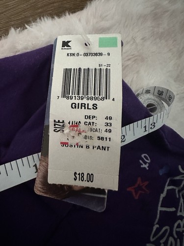 Justin Bieber Yoga Pants Size 14/16 - Picture 3 of 5