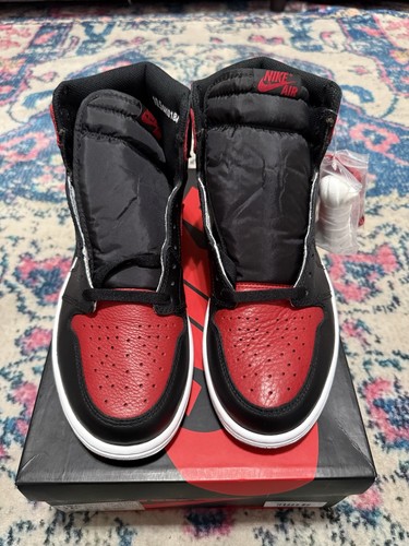 Nike Air Jordan 1 Retro High Bred Banned 555088-001 para hombre talla 10,5 - Imagen 1 de 7