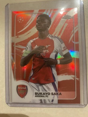 2024 Topps Chrome Bukayo Saka Refractor /10