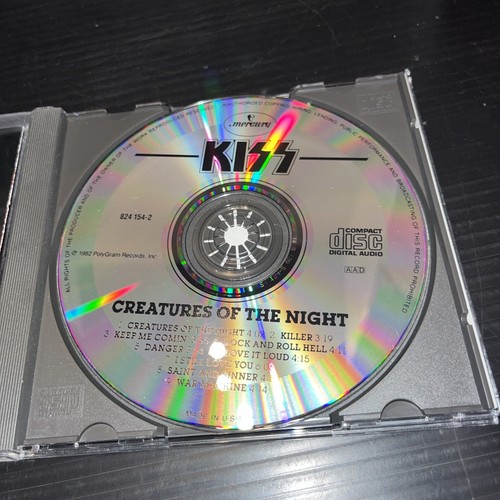 Kiss Creatures of the Night CD 1982 Mercury Records 824 154-2 M-1 - Imagen 4 de 6