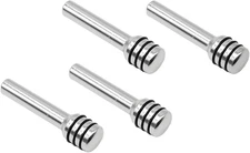 4Pcs Car Door Lock Knobs Aluminum Alloy Inner Door Lock Pull Pins 0.47" X 1.93"