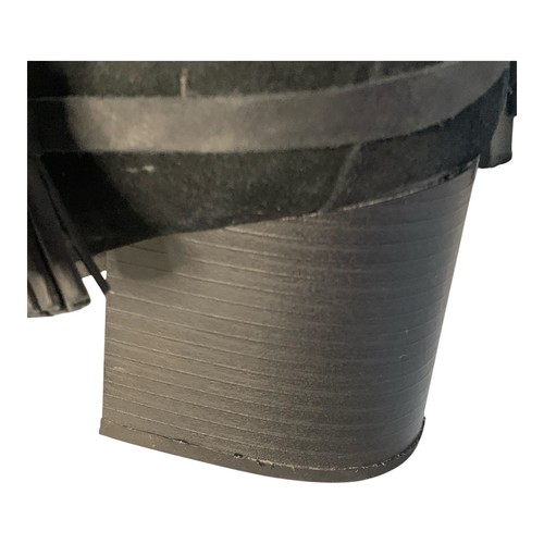 Geborene BOC Damen-Stiefeletten mit Reißverschluss Booties Größe 8,5 schwarzes Wildleder klobiger Absatz Schuhe - Bild 14 von 23