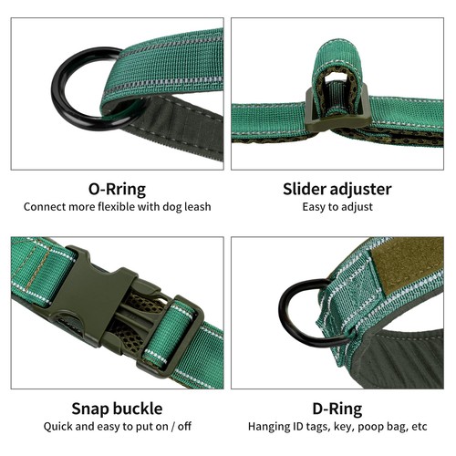 No Pull Dog Harness with Soft Padded Handle,Reflective Strip Escape Proof and... - Bild 3 von 6