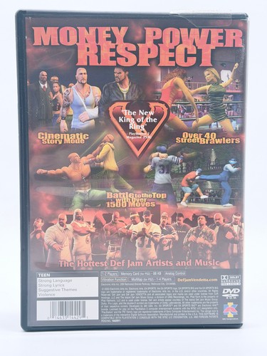 Def Jam Vendetta (Sony PlayStation 2 PS2, 2003) CIB- TESTED & WORKS - Picture 2 of 5