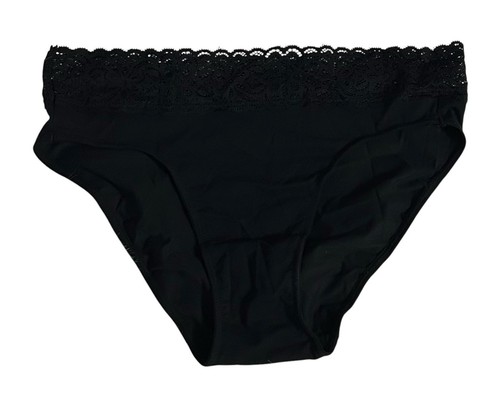 Old Navy Black Silky Soft Lace Waist Trim Panties Womens M NOS - Picture 8 of 10