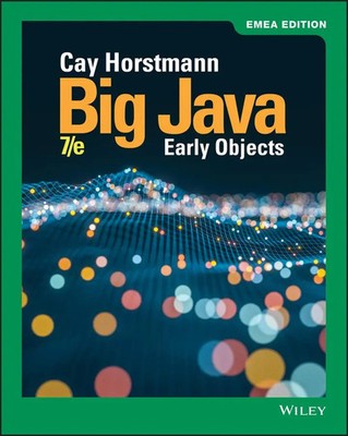 Big Java | Early Objects, EMEA Edition | Cay S. Horstmann | Englisch | Buch