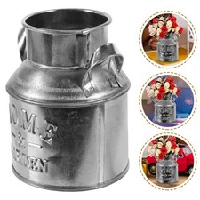 Rustic Vase Miniature Bucket Flower Arrangement Garden Decoration