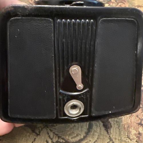 Vintage 1940s KODAK Camera Brownie Flash Six-20 Box-type Trapezoid Case Clean - Picture 3 of 13