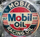 Vintage Mobil Oil Tin Sign