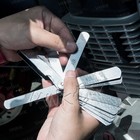 Thickness Measurement 25 Blades per Set Stainless Steel with PVC bag