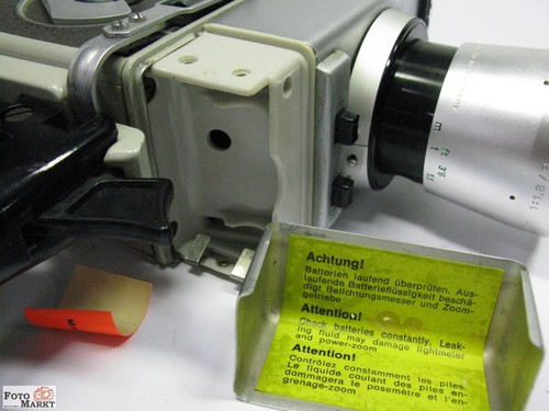 Bauer 88 RS Normal 8 Filmkamera N8 Schmalfilm-Kamera Objektiv Schneider 8-48 mm - Bild 4 von 5