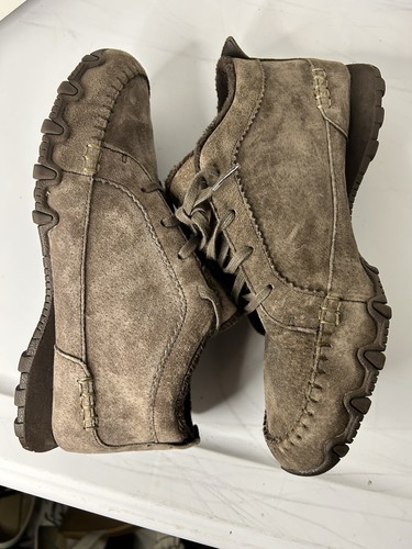 Stivali Skechers Chukka donna 9 stivaletti scarpe marrone scamosciato 44706 motociclisti lineage - Foto 2 di 11