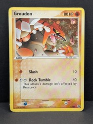 Groudon 5/106 EX Emerald Holo Rare