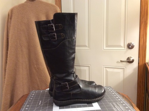 BOC Tall Fashion Zip Side Boots Woman's Size 8.5M Dark Brown - Picture 2 of 11