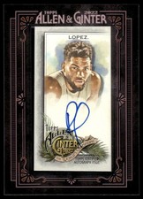 2022 Topps Allen and Ginter Framed Mini Autographs Black Frame #RL Rad Lopez /25