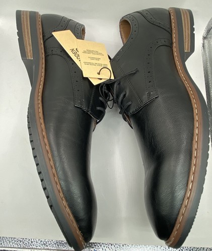 Madden NYC Mens Black Sz 13 Oxford Dress Shoes Comfort Foam Performance Insoles - Picture 5 of 9