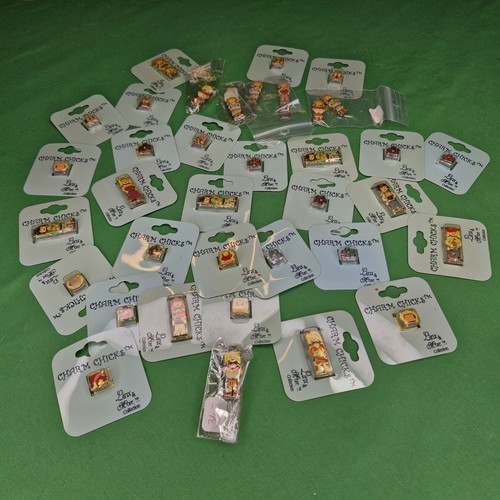 Set 34 Linx & More Charm Küken Links Damen, Blumen, Mode, bunt die meisten neu in Verpackung - Bild 2 von 23