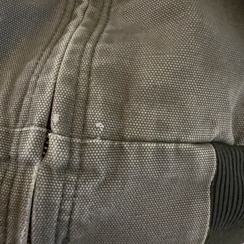 Carhartt J318 Giacca con Cappuccio Verde Muschio Uomo Taglia L Grunge ��Distressed - Foto 10 di 23