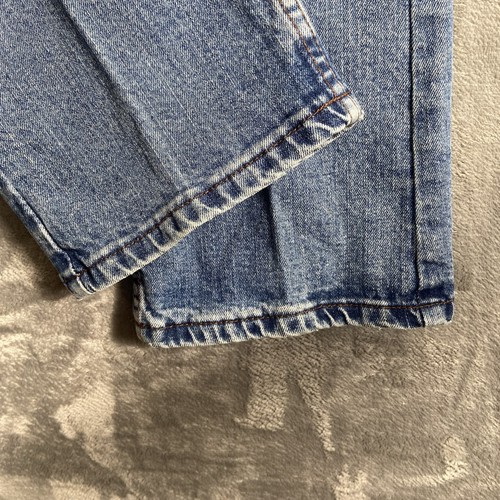 Harley Davidson Plissee Straight Leg Jeans Damen Gr. 8 Blau Medium Wash Baumwolle - Bild 6 von 12