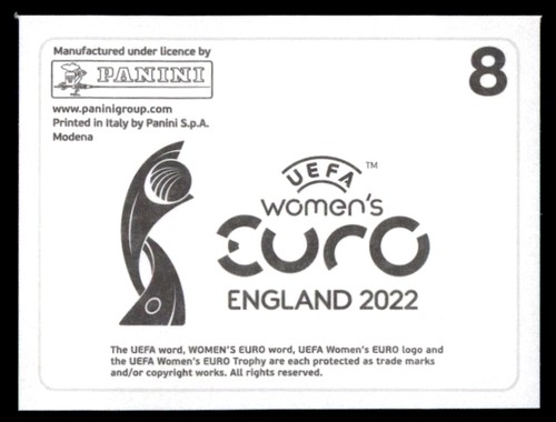 Panini Women's Euro 2022 Manchester Host cities No. 8 - Picture 2 of 2
