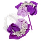 1 Set Strass-Ansteckblume und Brosche: Braut-Boutonniere, Handgelenkband,