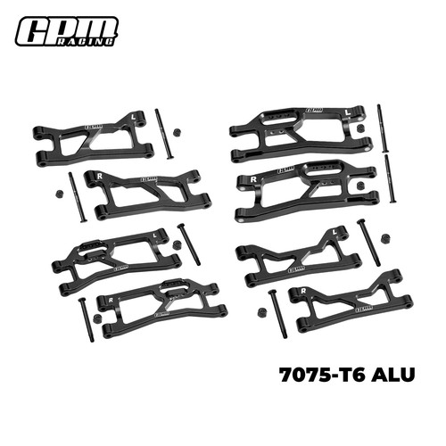 GPM 7075 Alloy Front + Rear (Upper & Lower) Suspension Arms All Set For Mini XRT - Picture 2 of 12