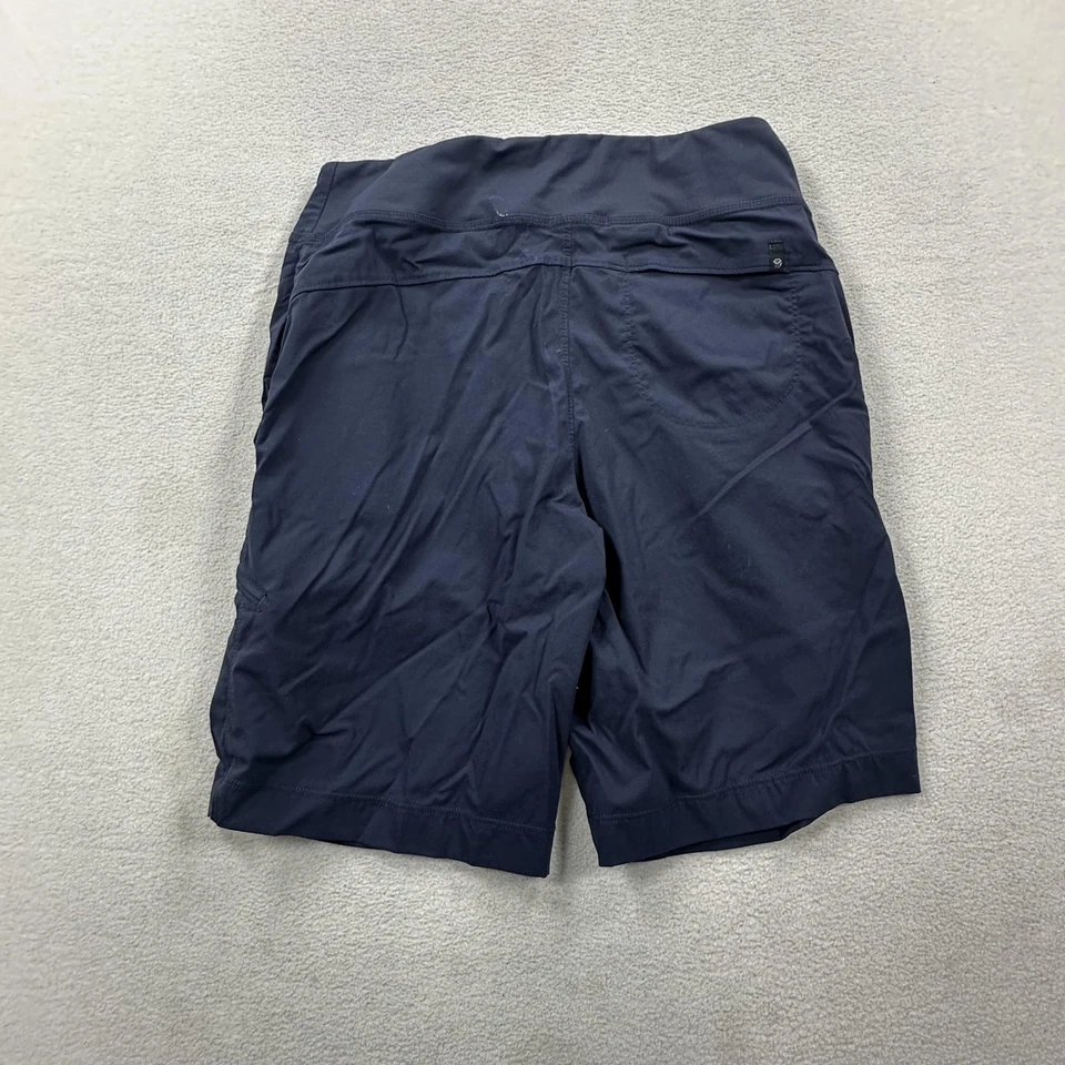 Bermuda Mountain Hardwear Feminina Pequena Marinha Dynama Caminhada Bolsos Elásticos - Imagem 3 de 4