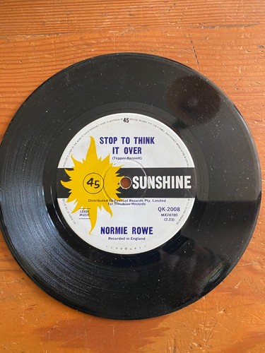 Normie Rowe; 45 Single; Turn down day & 1 other - Bild 2 von 2