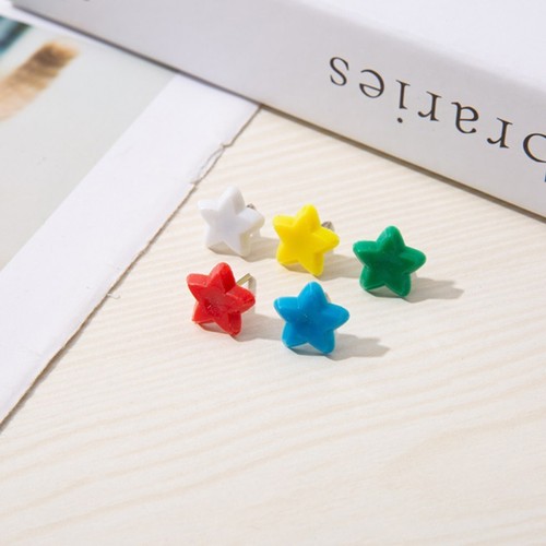100pcs Star-shaped Pushpins Set for Home Office School Cork Board Message Board - Picture 4 of 8