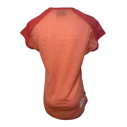 La Sportiva T-Shirt Red Abstract Pattern Mesh Back Women's Size Small - Picture 5 of 10