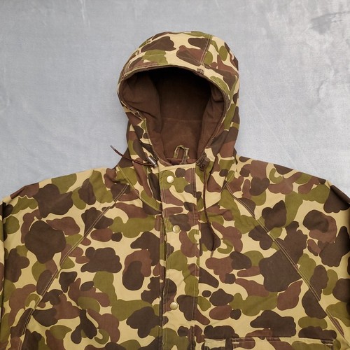 Vintage Gamehide Jacket Mens Large Duck Camo Water Proof Hooded Hunting Parka - Picture 3 of 10