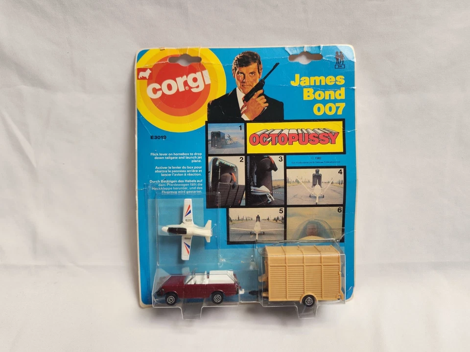 Raro 1983 CORGI JUNIORS E3019 JAMES BOND 007 OCTOPUSSY SIN USAR, EN CAJA + CERTIFICADO DE AUTENTICIDAD Autógrafo Foto 2 de 4