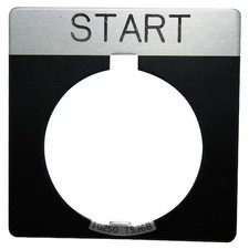 Eaton 10250Ts33 Cutler-Hammer Legend Plate, Square, Start, Black